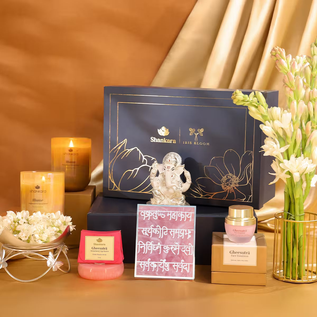 Shankara × Iris Bloom – Radiant Blessings Gift Set