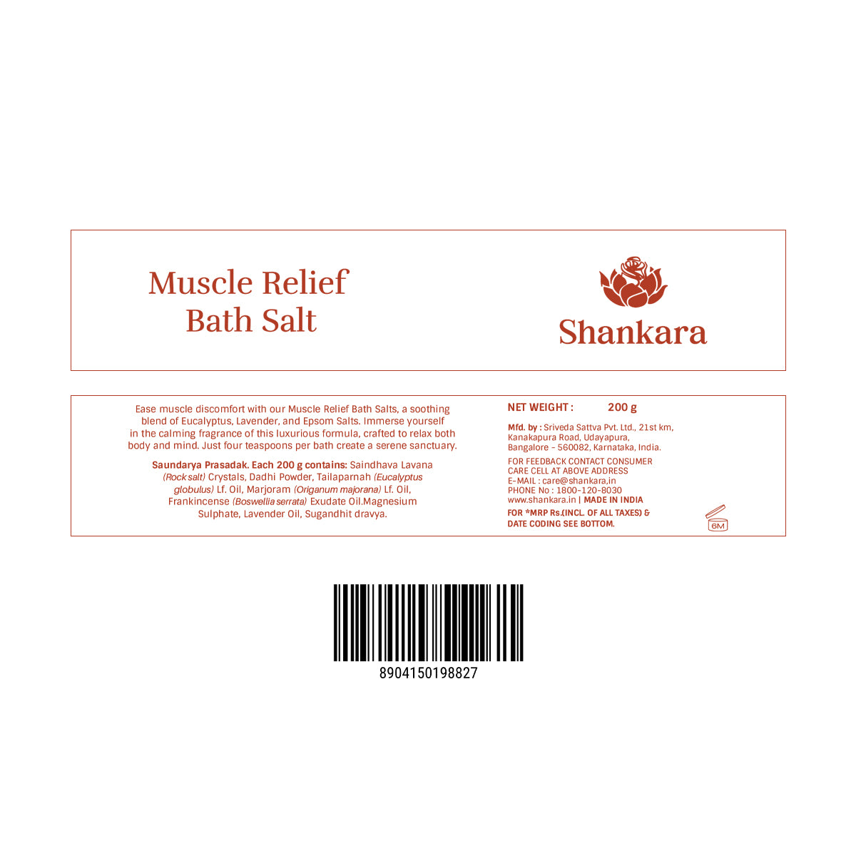Muscle Relief Bath Salt