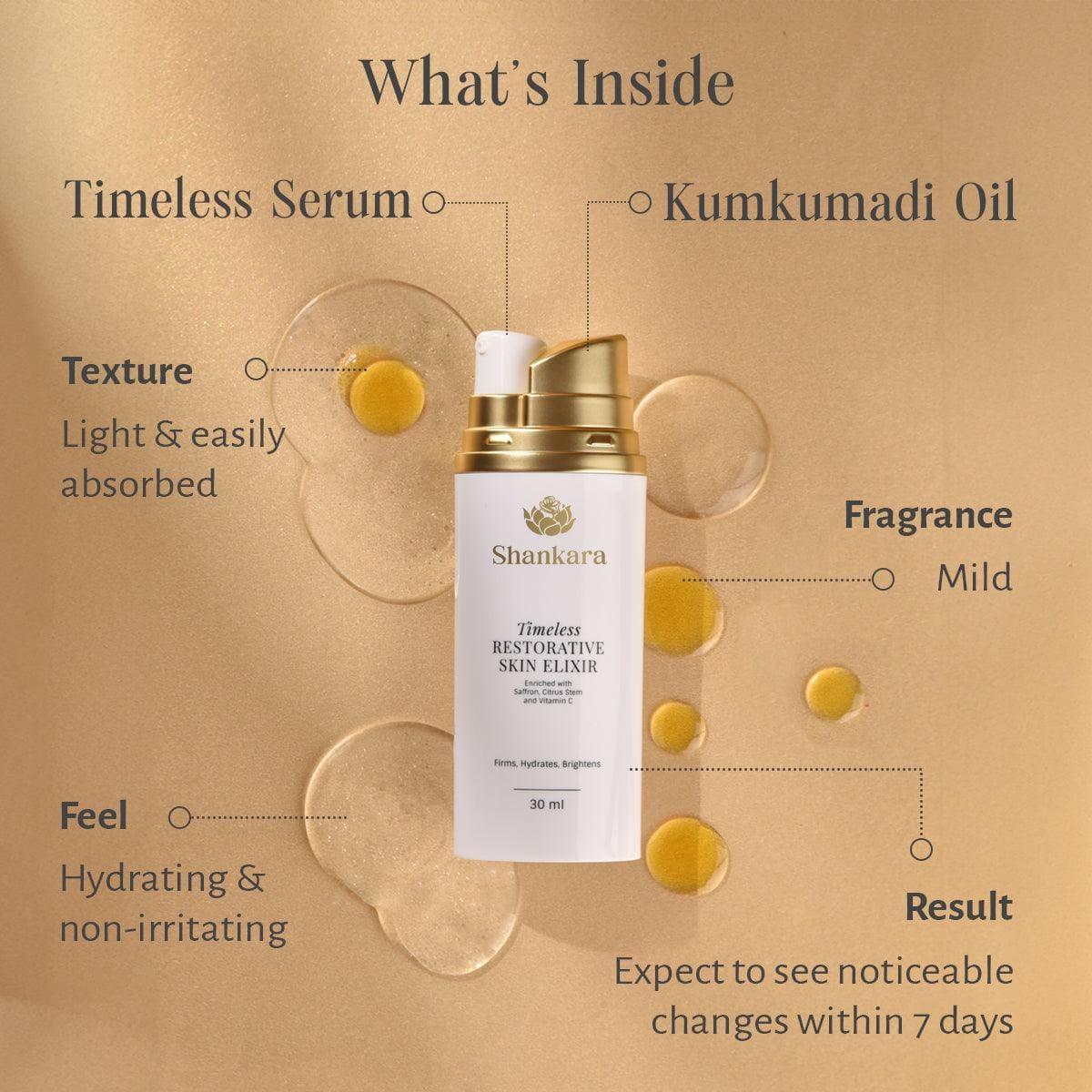 Timeless Restorative Skin Elixir - Shankara India