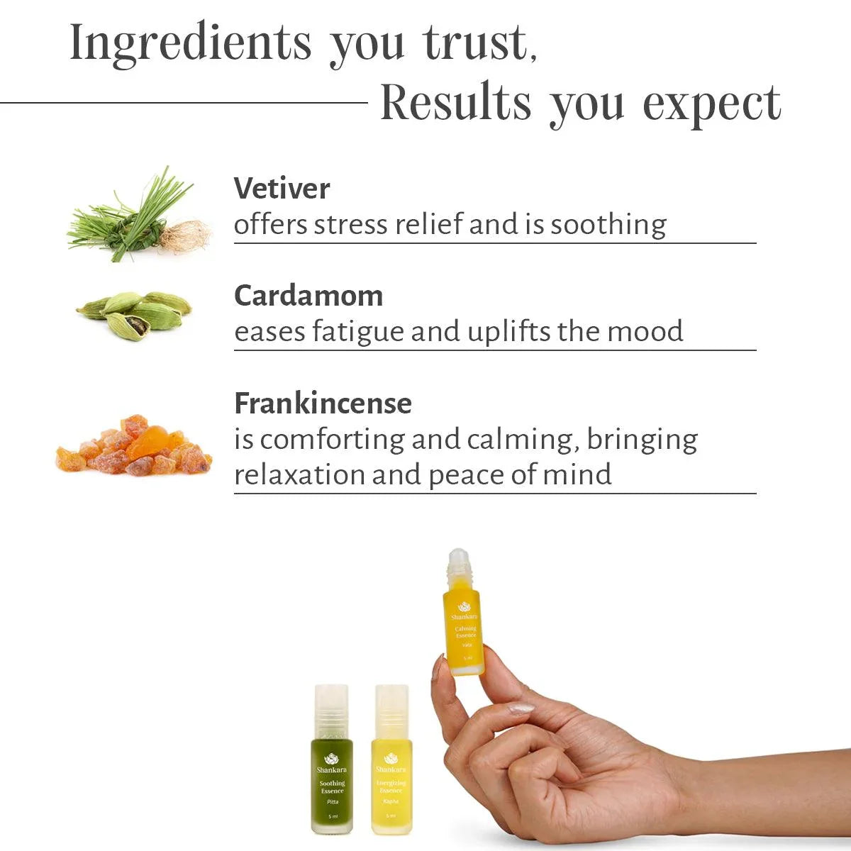 Aromatherapy Collection Roll-on set - Shankara India