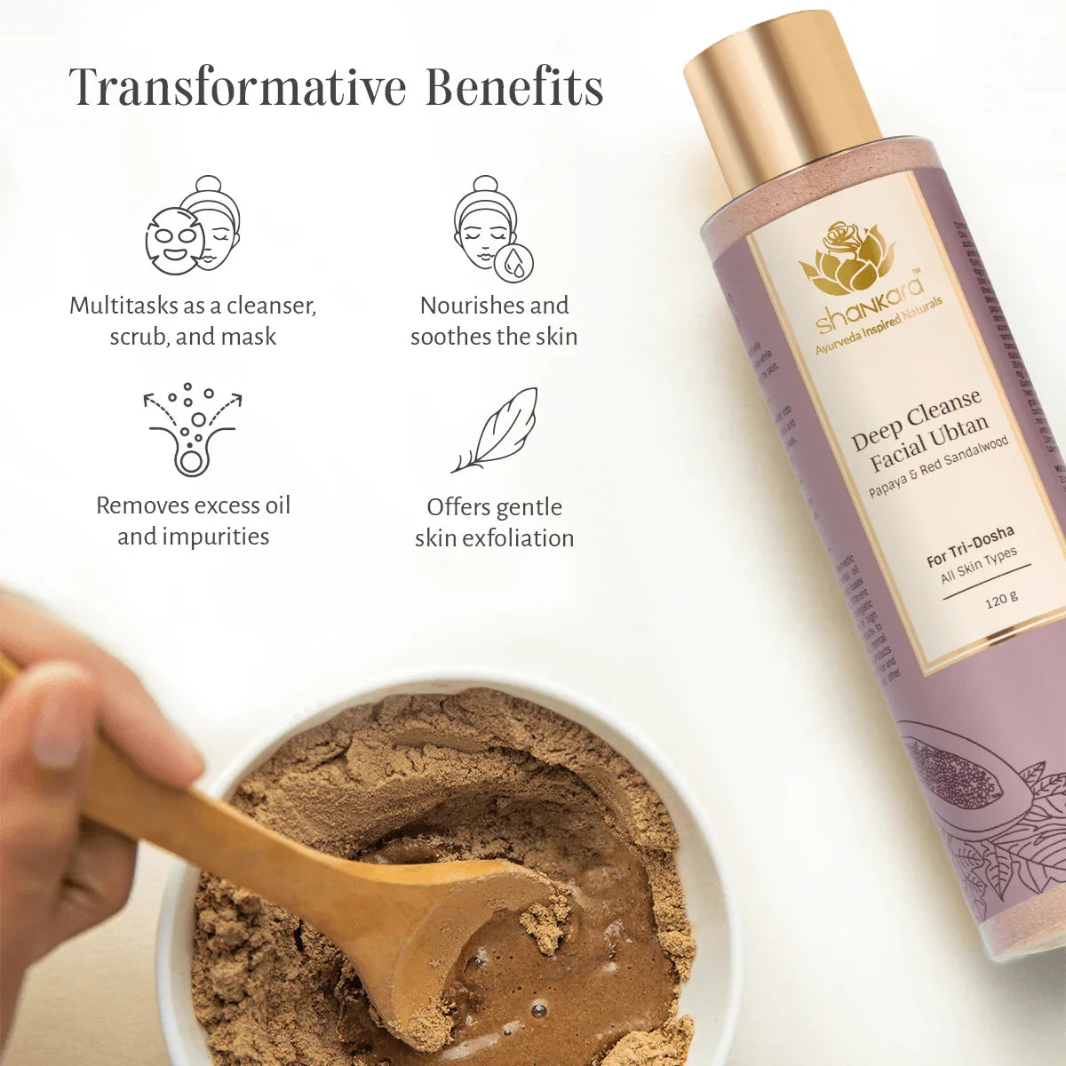 Deep Cleanse Facial Ubtan - Shankara India