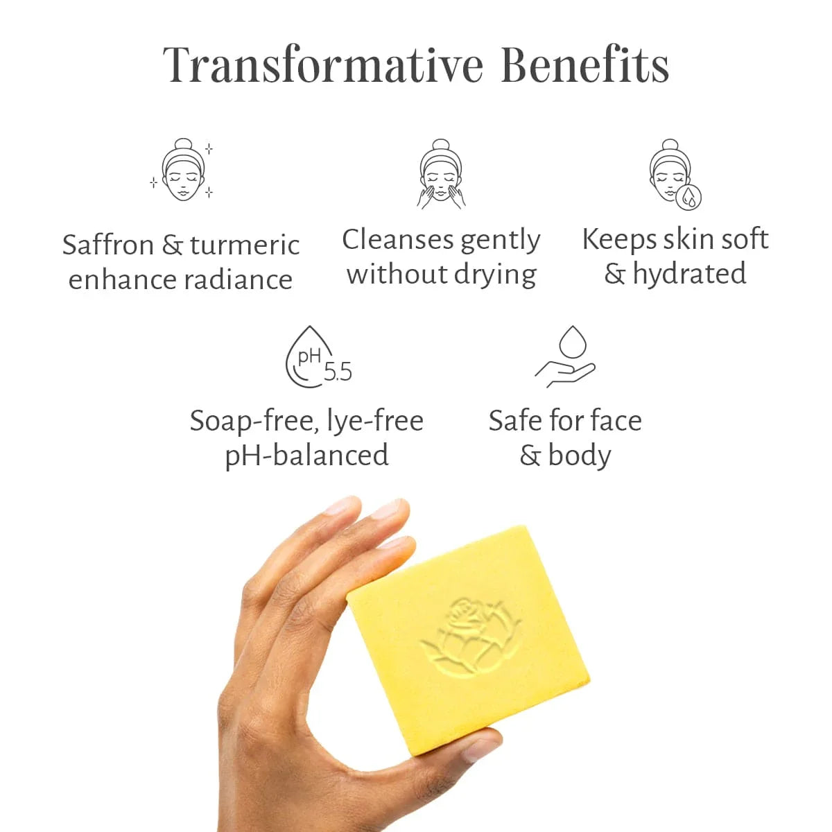 Brightening Body Bar – Saffron & Turmeric