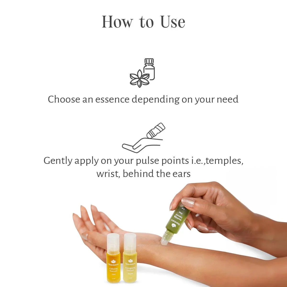 Aromatherapy Collection Roll-on set - Shankara India