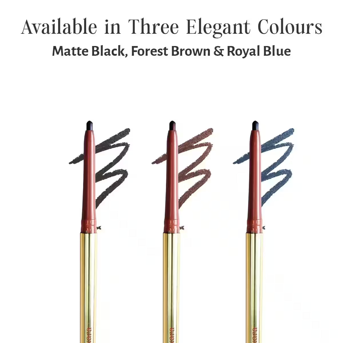 kajal's available in three colours