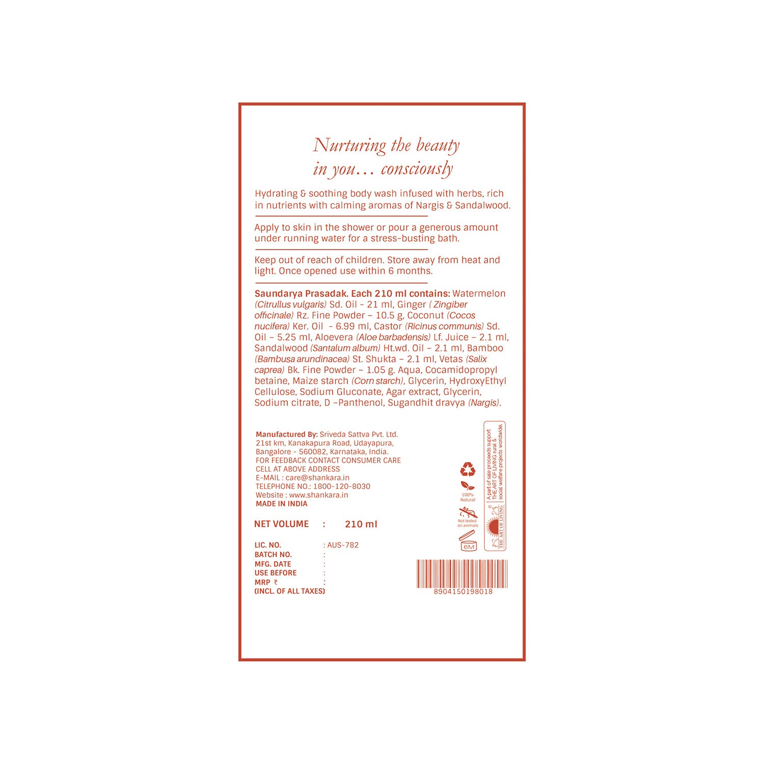 Hydrating Body Wash