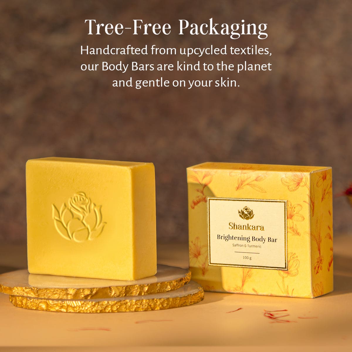 Brightening Body Bar – Saffron & Turmeric