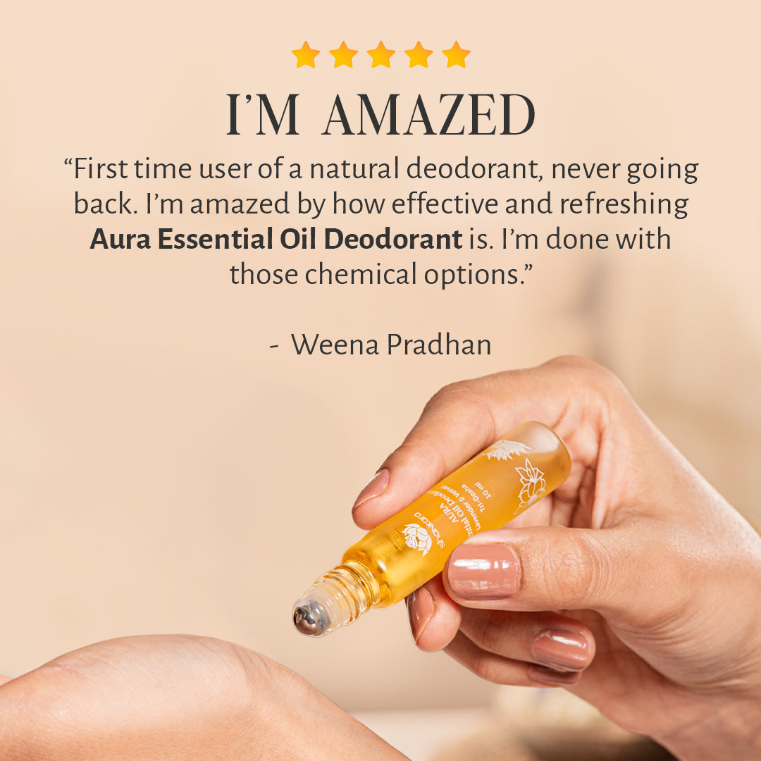 Aura Essential Oil Deodorant - Lavender & Vetiver