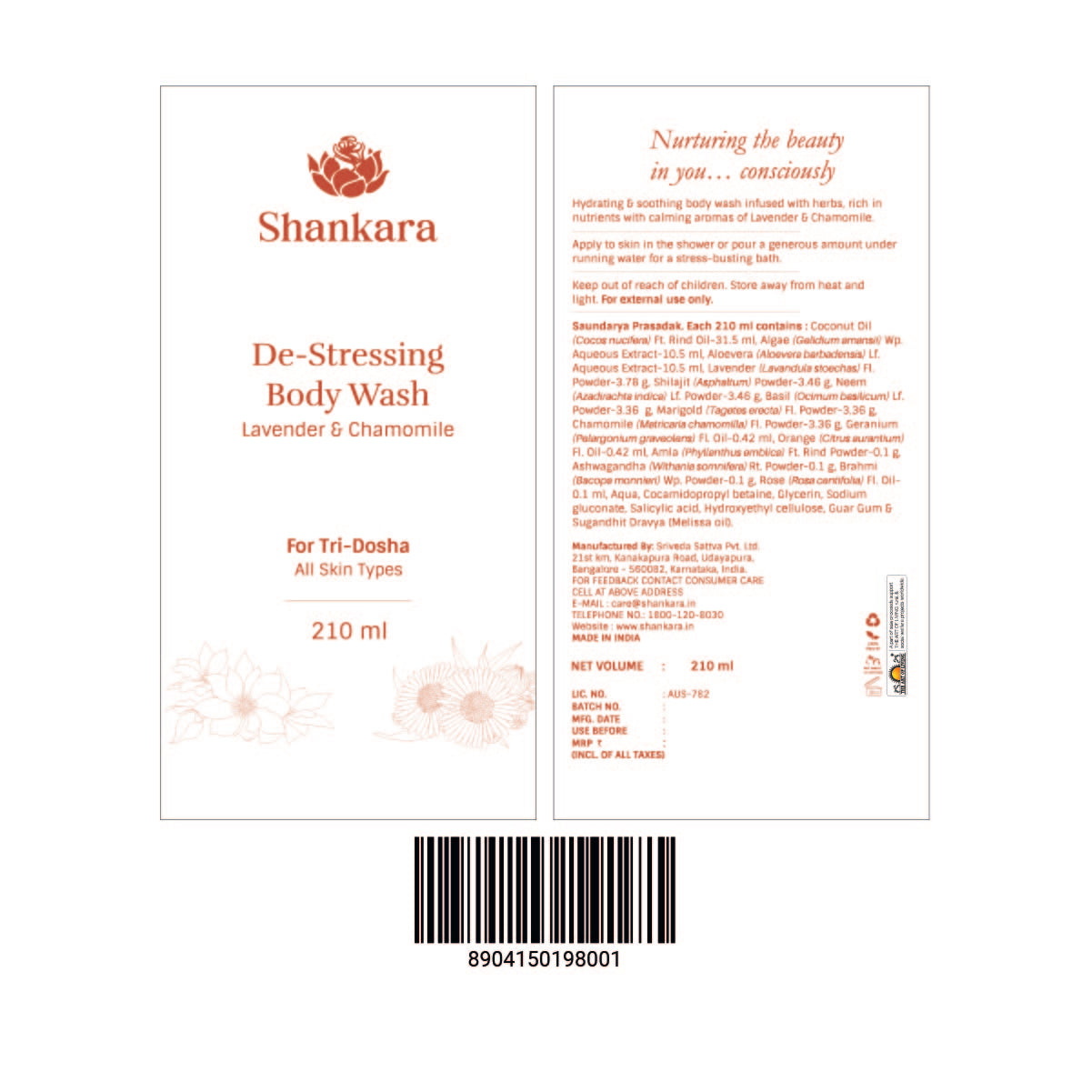 De-Stressing Body Wash