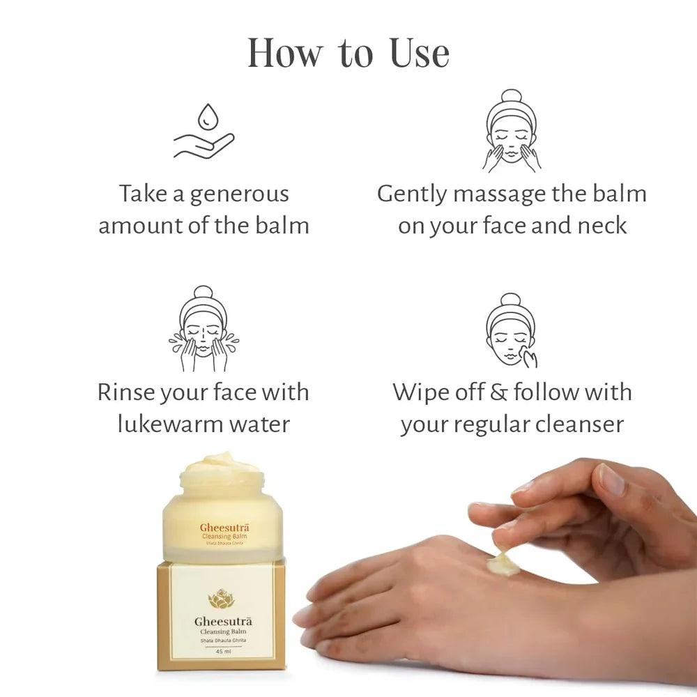 Gheesutrā Cleansing Balm