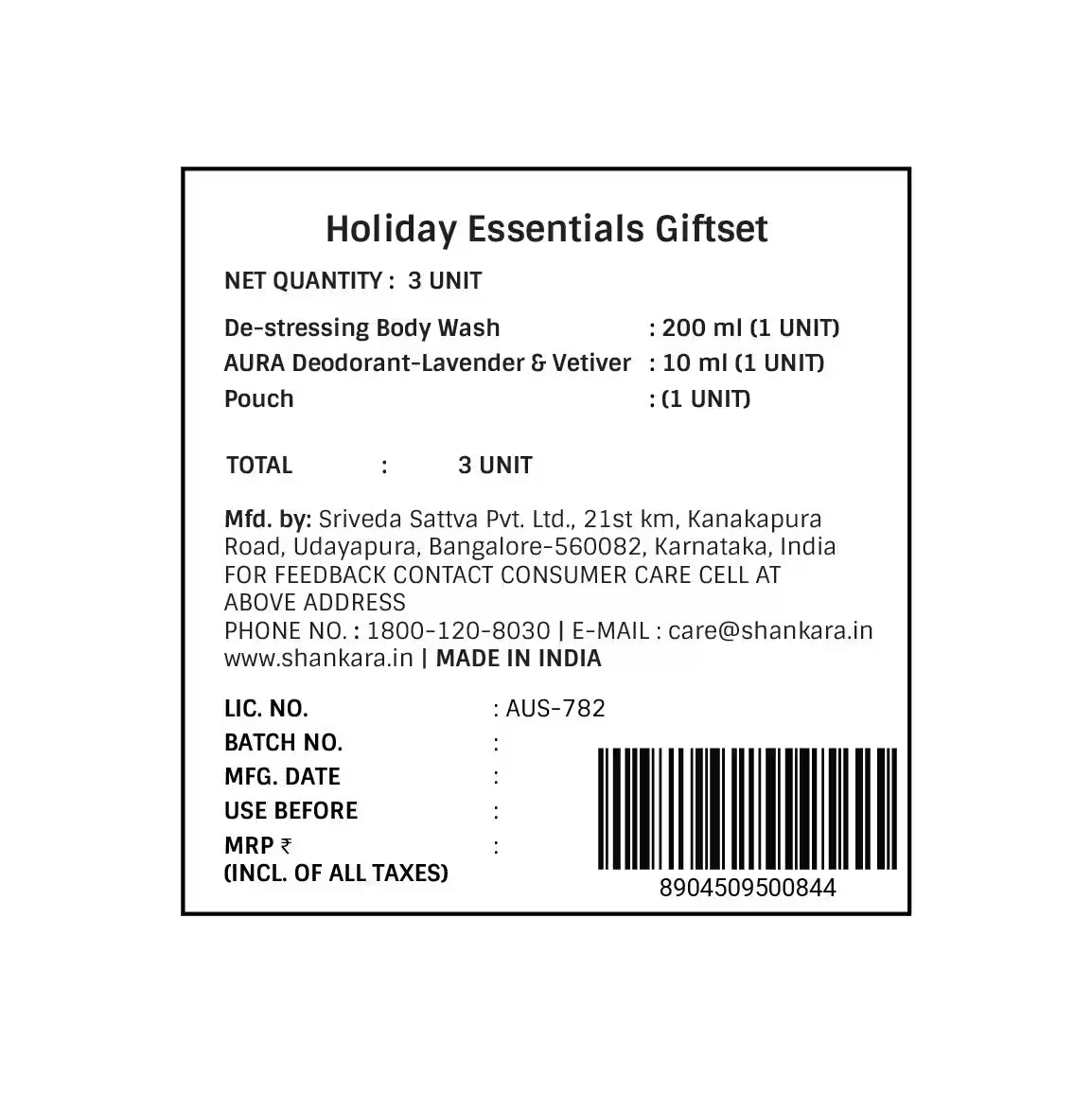 Holiday Essentials Giftset