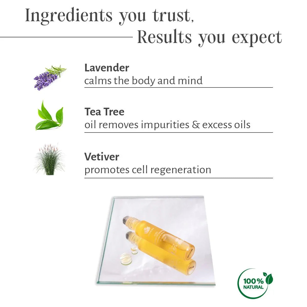 Aura Essential Oil Deodorant - Lavender & Vetiver - Shankara India
