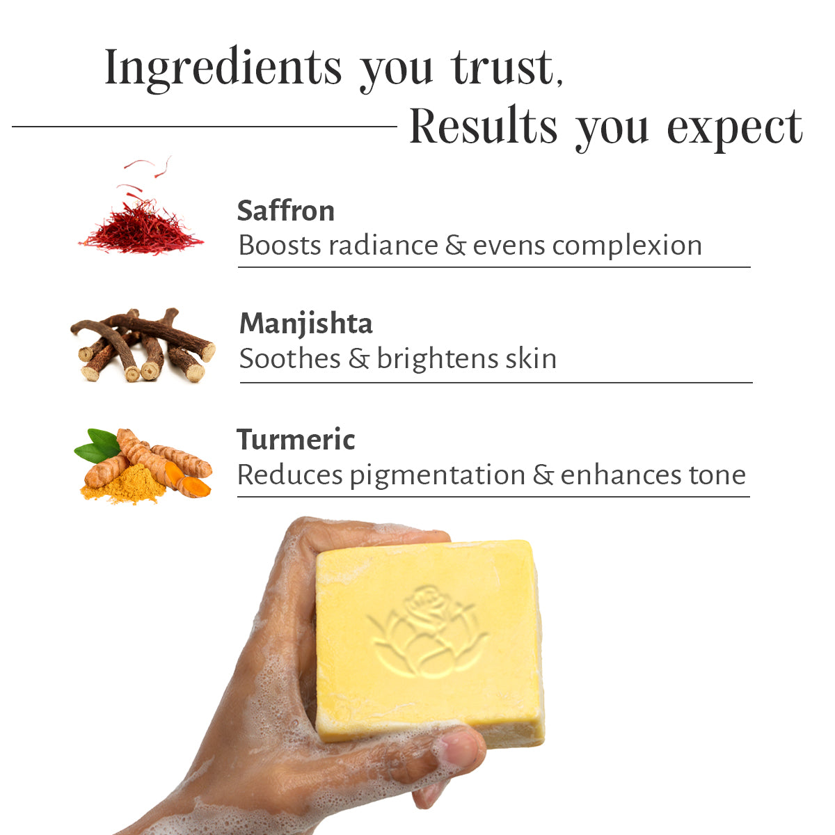 Brightening Body Bar – Saffron & Turmeric