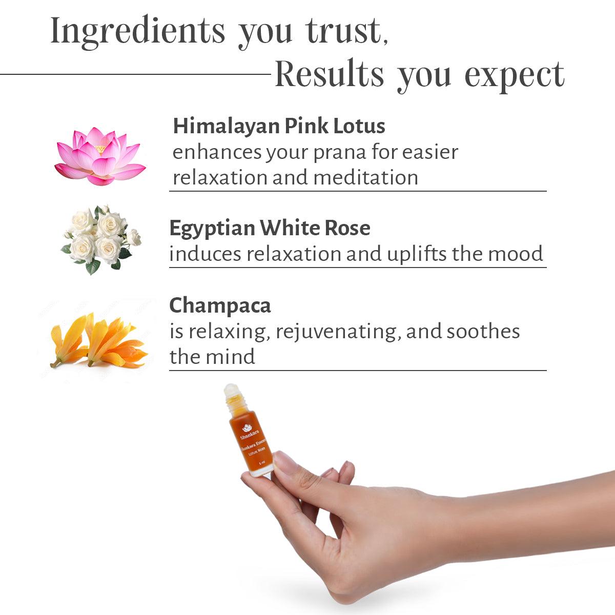 Shankara Essence Lotus Rose - Shankara India