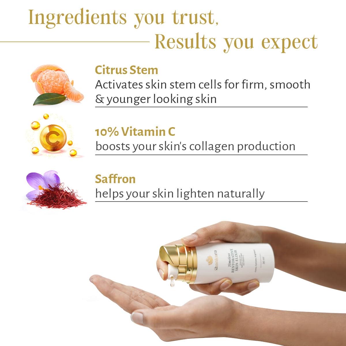 Timeless Restorative Skin Elixir - Shankara India