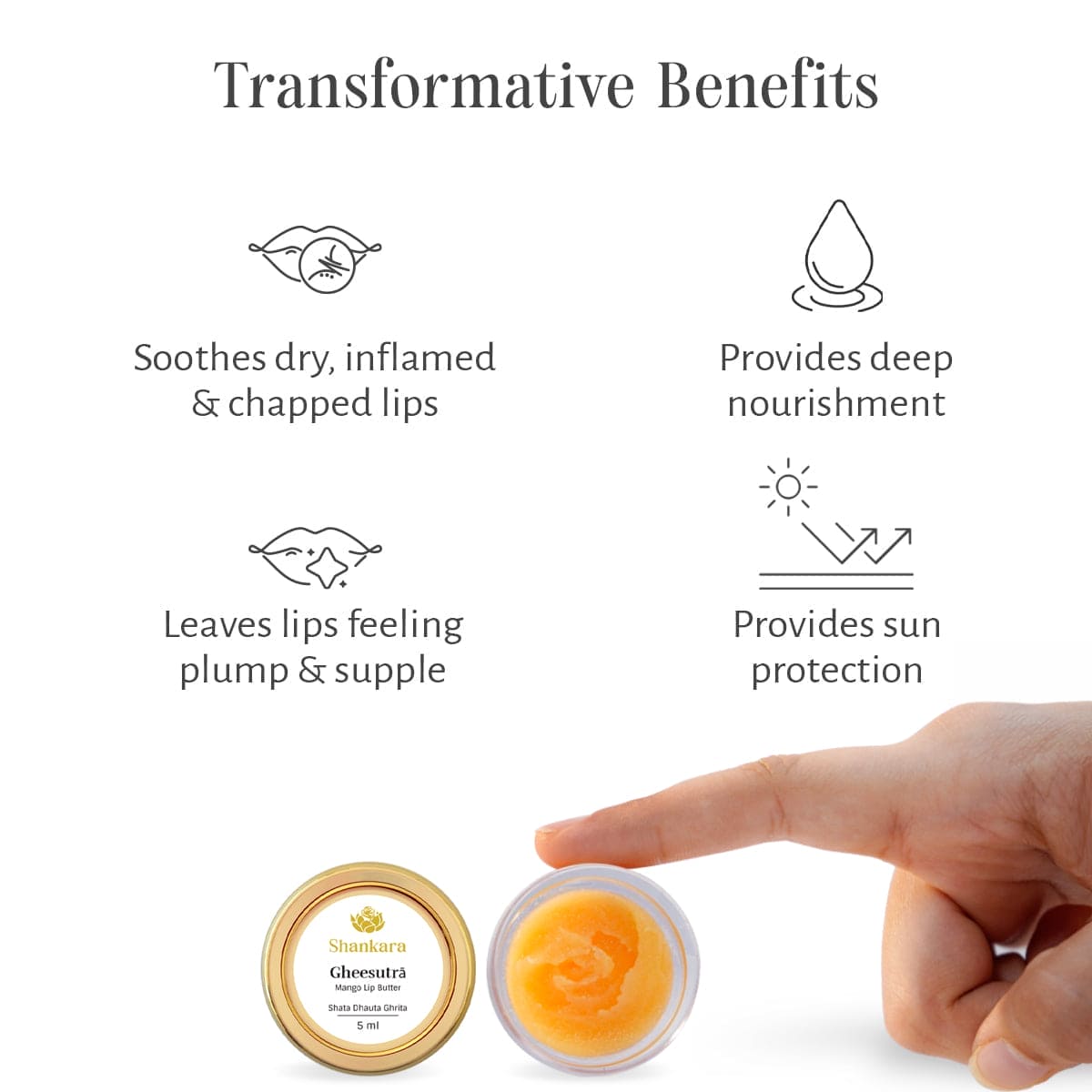 Gheesutrā Mango Lip Butter