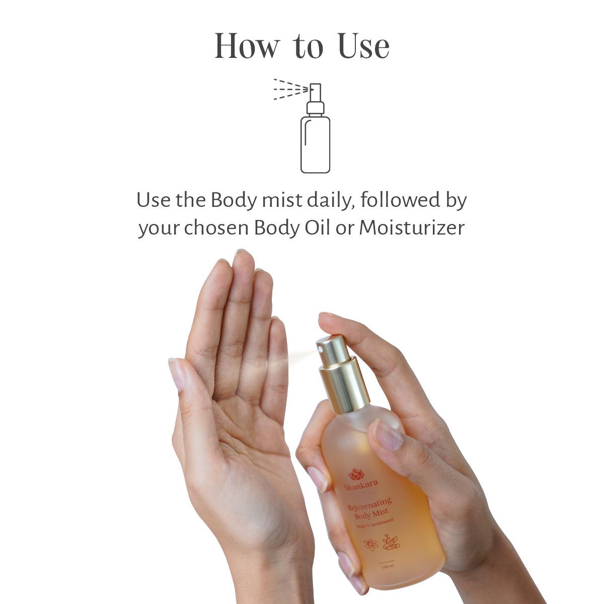Rejuvenating Body Mist - Shankara India