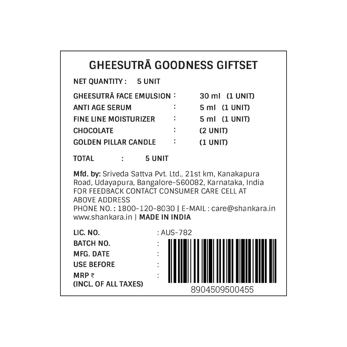 Gheesutrā Goodness Giftset