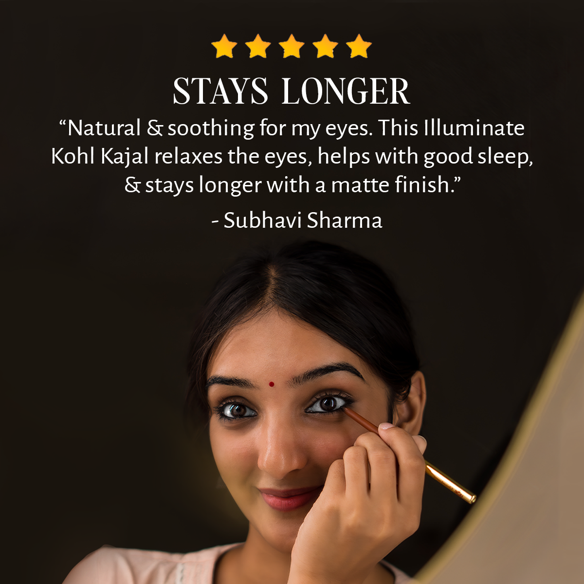 Illuminate Ghee Kohl Kajal -Matte Black