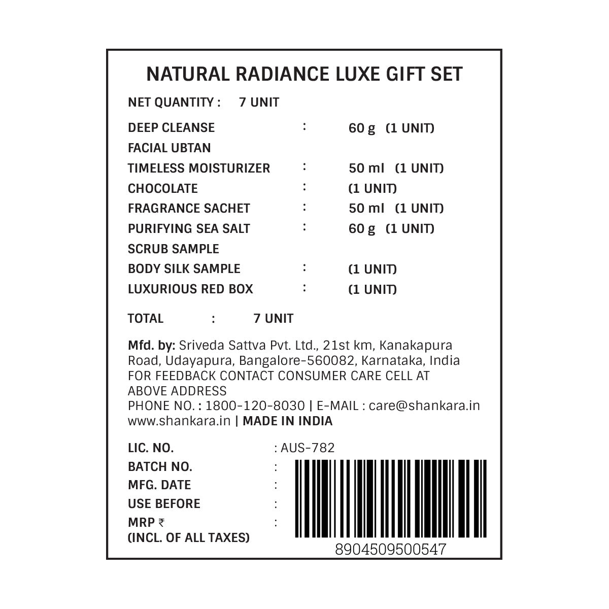 Natural Radiance Luxe Gift Set