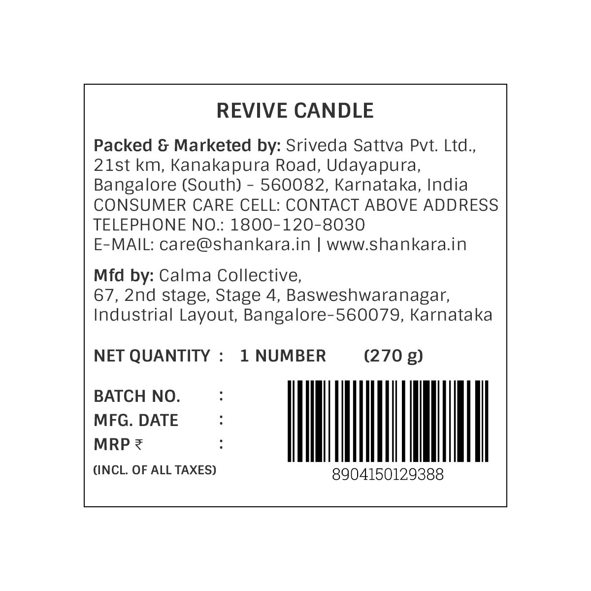 Revive Candle