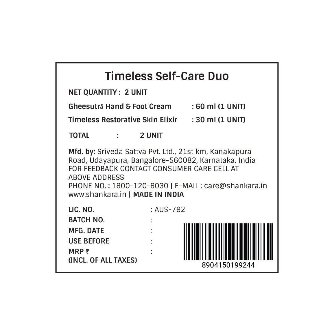 Timeless Self-Care Duo